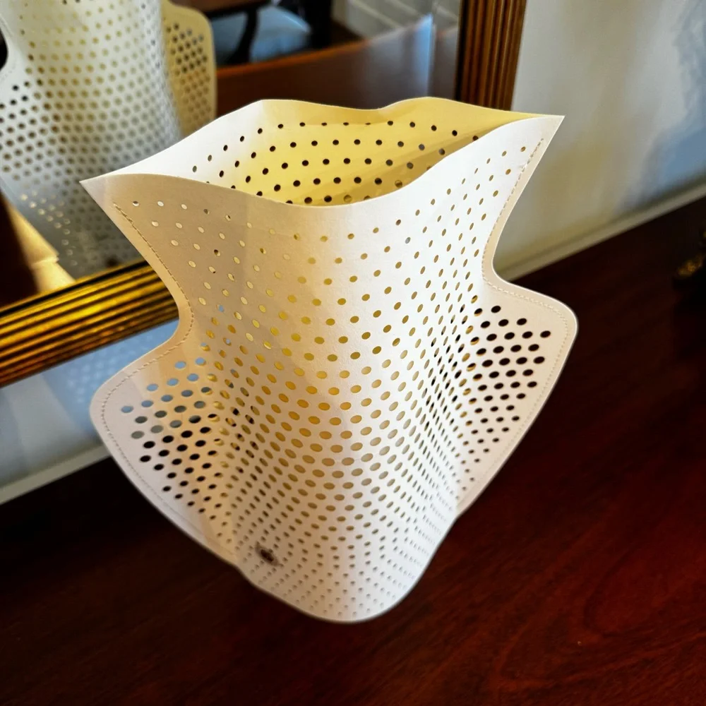 OCTAEVO Cyano White Waterproof Paper Vase Mediterranean